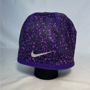 Nike cheetah print beanie/skull cap
